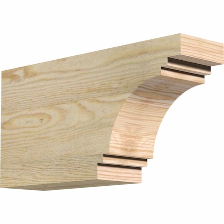 Ekena Millwork Pescadero Rough Sawn Rafter Tail, Douglas Fir, 4"W x 8"H x 16"L RFT04X08X16PEC00RDF